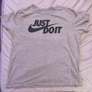 Nike Grey Just Do It shirt